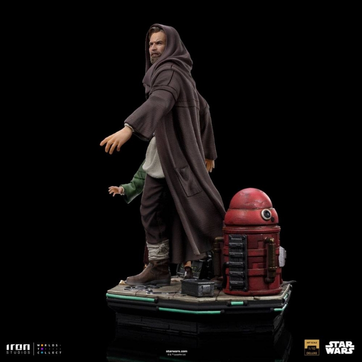 Star Wars: Obi-Wan Kenobi Deluxe Art Scale Statue 1/10 Obi-Wan & Young Leia 20 cm