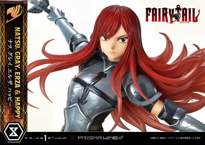 Fairy Tail PVC Statue 1/7 Natsu,Gray,Erza,Happy 57 cm