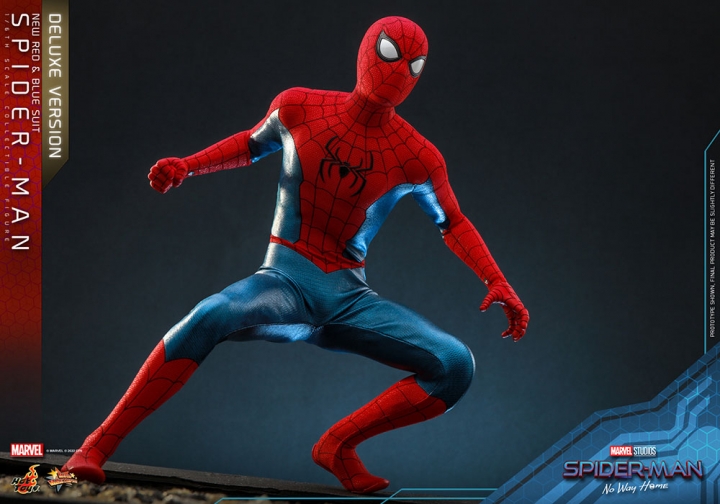 Spider-Man: No Way Home Movie Masterpiece 1/6 Spider-Man New Red and Blue Suit Deluxe Version 28 cm