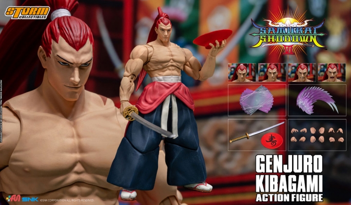 Samurai Shodown VI Action Figure Genjuro Kibagami