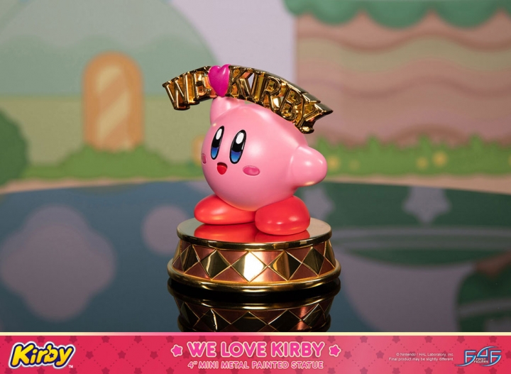 Kirby DieCast Statue We Love Kirby 10 cm