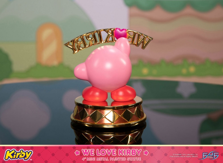 Kirby DieCast Statue We Love Kirby 10 cm