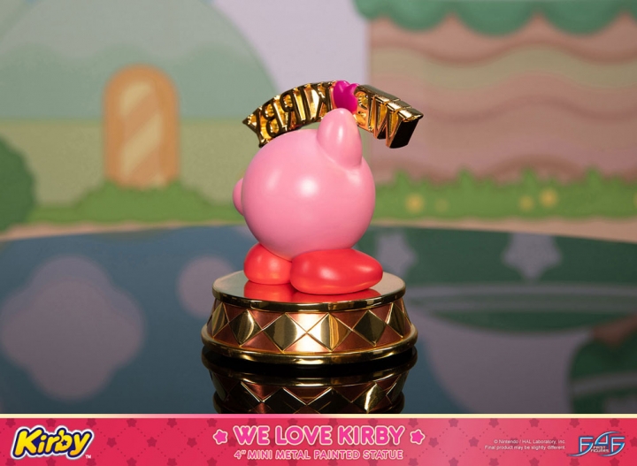 Kirby DieCast Statue We Love Kirby 10 cm