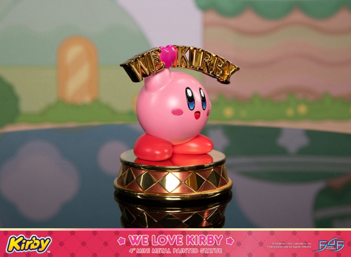 Kirby DieCast Statue We Love Kirby 10 cm