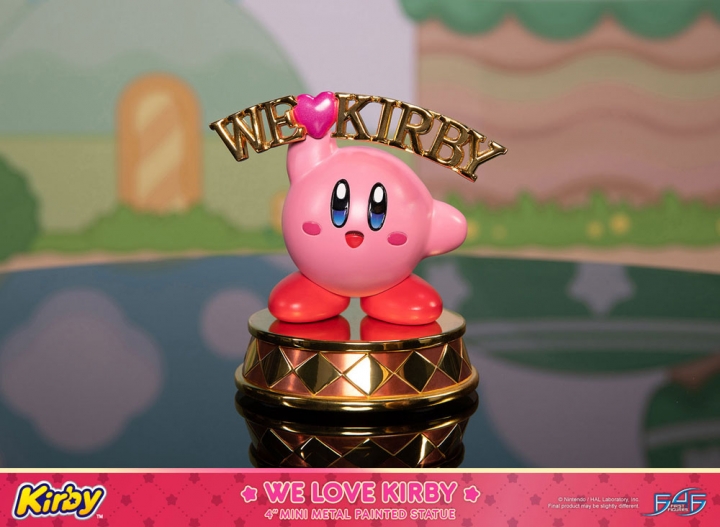 Kirby DieCast Statue We Love Kirby 10 cm