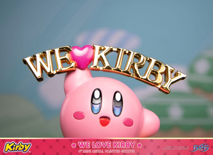 Kirby DieCast Statue We Love Kirby 10 cm