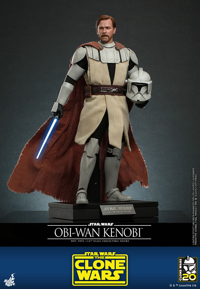 Star Wars The Clone Wars Action Figure 1/6 Obi-Wan Kenobi 30 cm