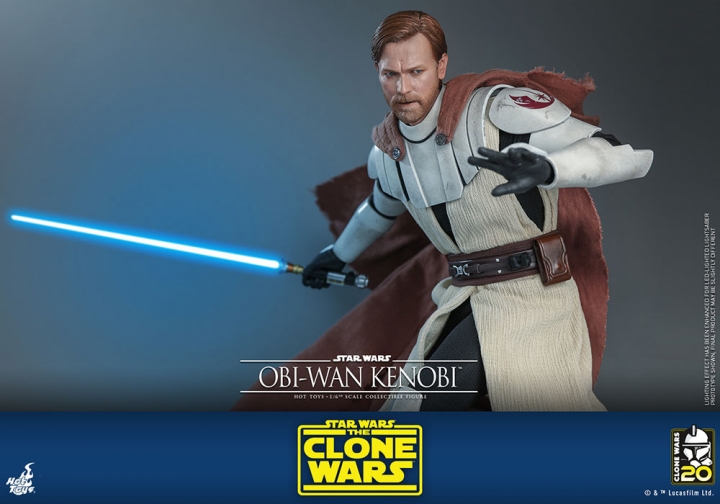 Star Wars The Clone Wars Action Figure 1/6 Obi-Wan Kenobi 30 cm