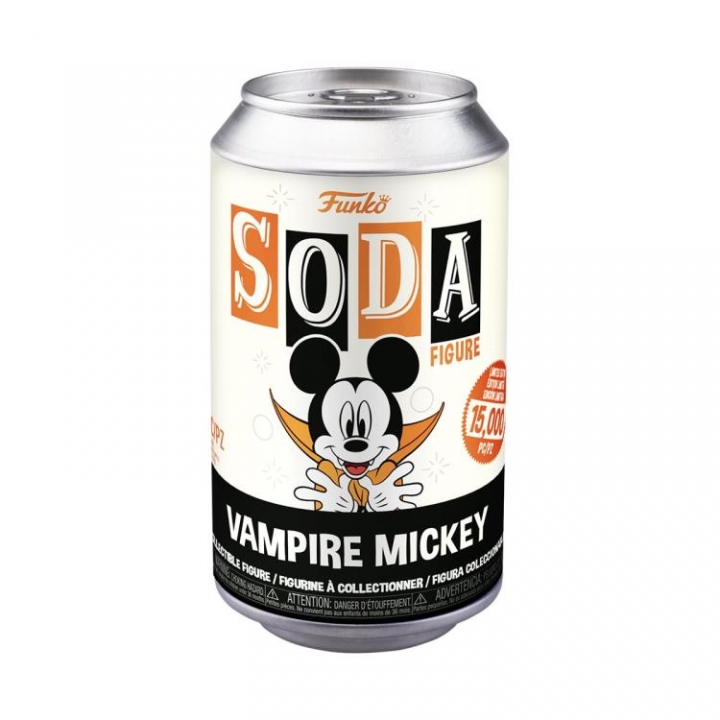 Funko Vinyl Soda Mickey Mouse â€“ Vampire Mickey Chase Variant 9 cm