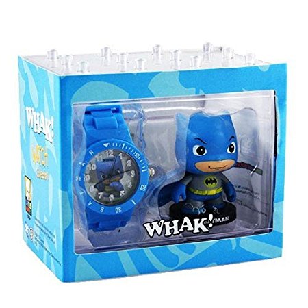 LITTLE MATES - Kid Watch and Figurine Batman