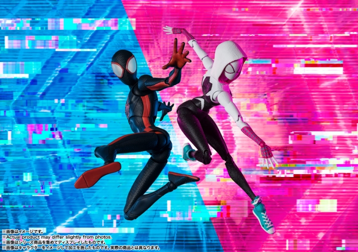 Spider-Man Across The Spider-Verse Action Figure S.H. Figuarts Spider-Gwen / Miles Morales 15 cm