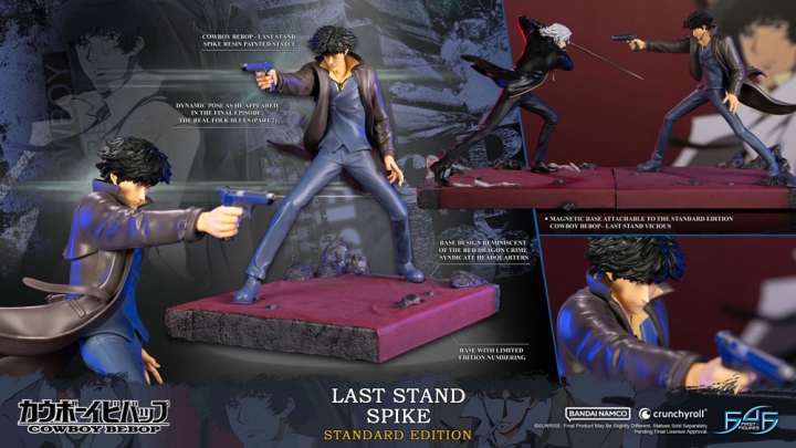 Cowboy Bebop Statue Last Stand Spike / Vicious 28 cm