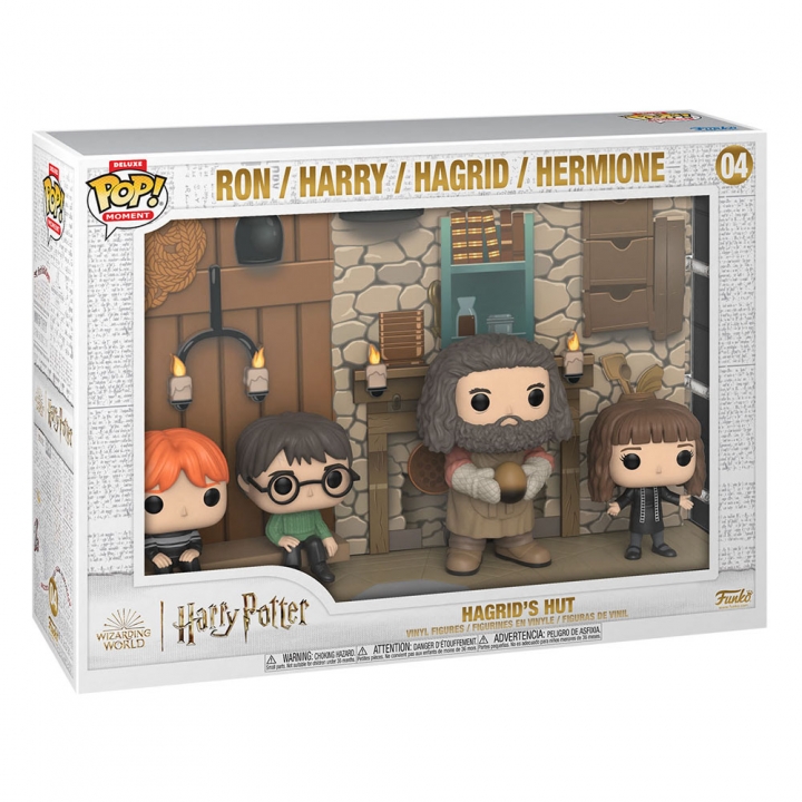 Harry Potter POP Moments Deluxe Vinyl Figures 2-Pack Hagrid's Hut 9 cm