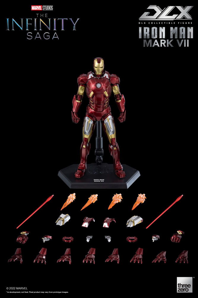 Infinity Saga DLX Action Figure 1/12 Iron Man Mark 42 17 cm