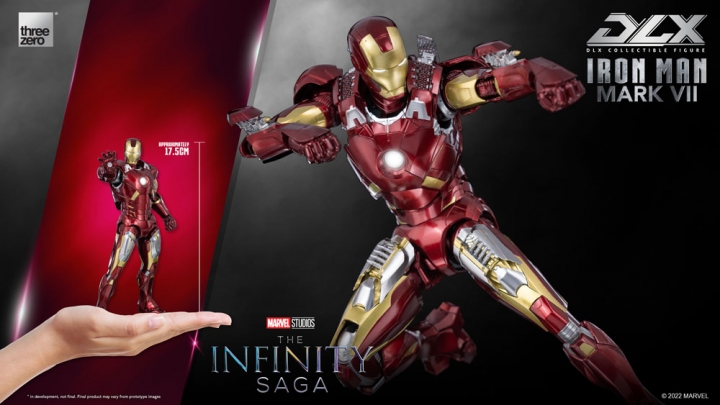 Infinity Saga DLX Action Figure 1/12 Iron Man Mark 42 17 cm