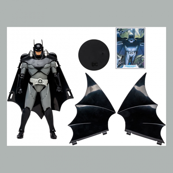 DC Multiverse Action Figure Armored Batman / Superboy / The Signal / Gladiator Batman 18 cm