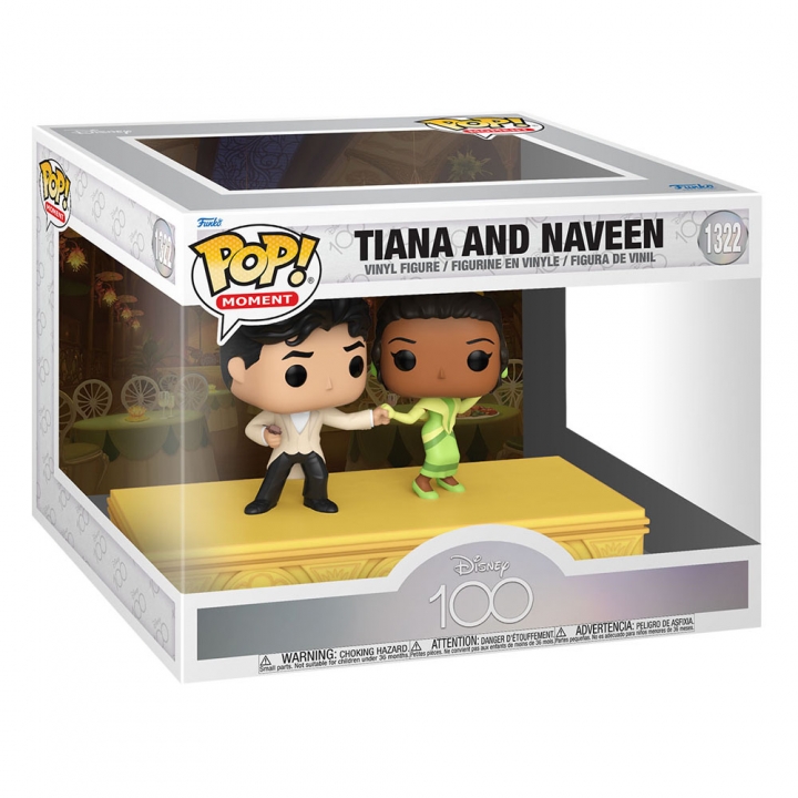 Disney's 100th Anniversary POP Moment! Vinyl Figures 2-Pack Tiana & Naveen 9 cm