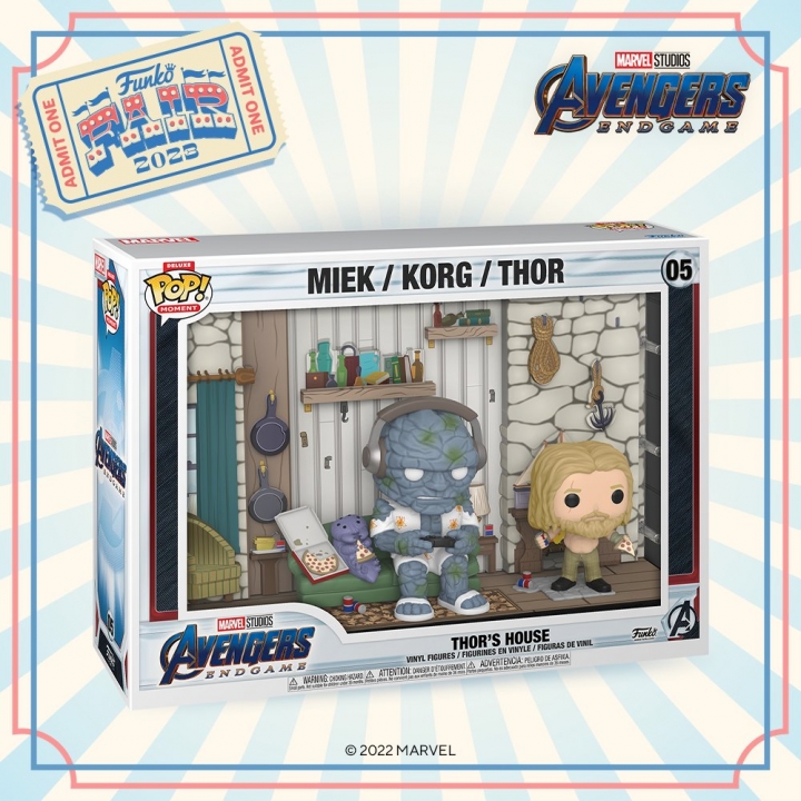 Avengers Endgame POP Moments Deluxe Vinyl Figures 2-Pack Thor's House 9 cm