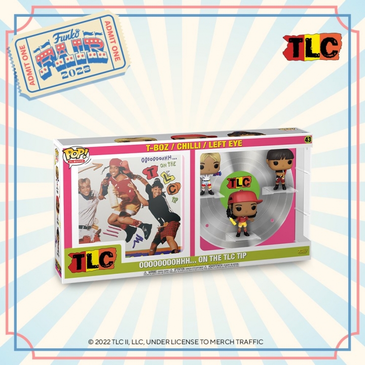 TLC POP! Albums DLX Vinyl Figure 3-Pack Oooh on the TLC Tip 9 cm