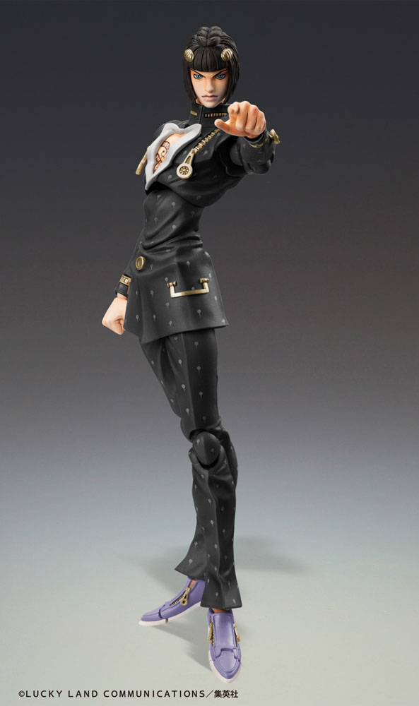 JoJo's Bizarre Adventure Part6 Stone Ocean Action Figure Chozokado Bruno Bucciarati Ver. Black 15 cm