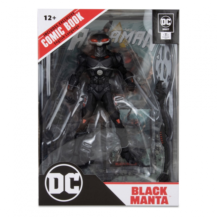 DC Direct Page Punchers Action Figure Black Manta / Aquaman / Ocean Master 18 cm