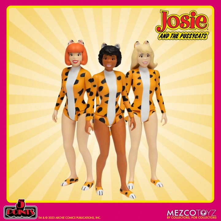 Josie and the Pussycats 5 Points Deluxe Figure Set 9 cm