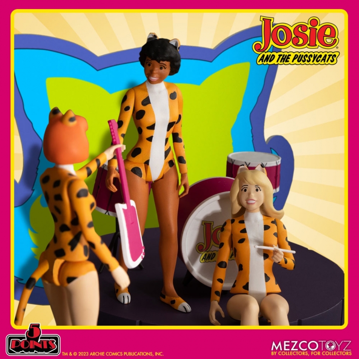 Josie and the Pussycats 5 Points Deluxe Figure Set 9 cm