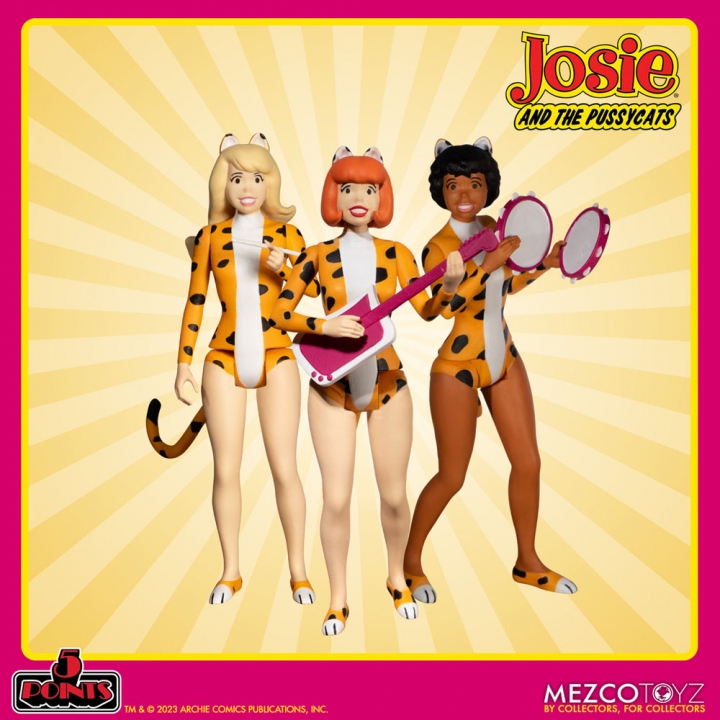 Josie and the Pussycats 5 Points Deluxe Figure Set 9 cm