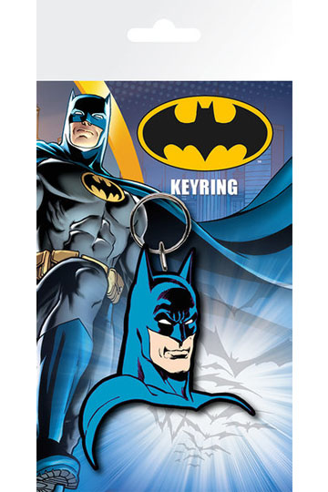 DC Comics Rubber Keychain Batman Face