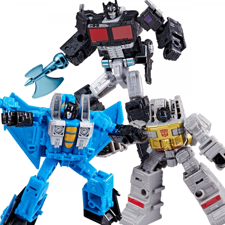 Transformers Generations Legacy Evolution Core Series Nemesis Prime / Thundercracker / Grimlock9 cm