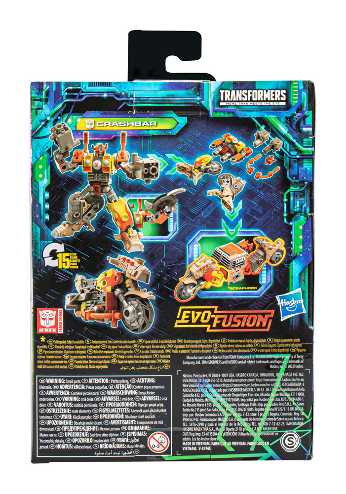 Transformers Generations Legacy Evolution Deluxe Class Crosscut / Crashbar / Prowl / Shrapnel14 cm