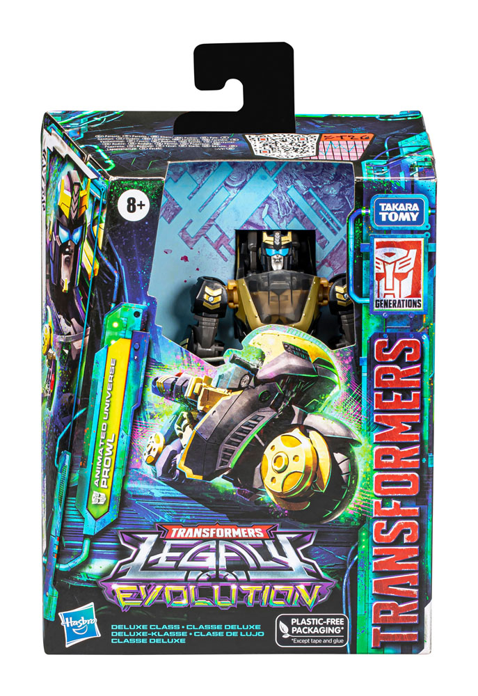 Transformers Generations Legacy Evolution Deluxe Class Crosscut / Crashbar / Prowl / Shrapnel14 cm