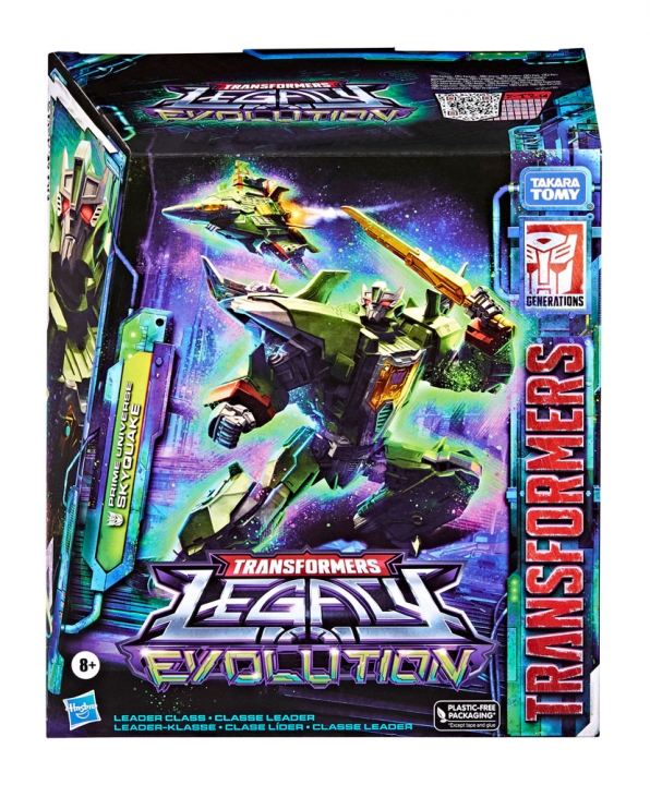 Transformers Generations Legacy Evolution Leader Class Action Figure Prime Universe Skyquake 18 cm