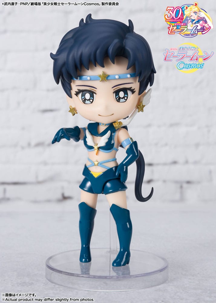 Sailor Moon Cosmos Figuarts Mini Sailor Star Fighter / Maker / Healer Cosmos Edition 9 cm