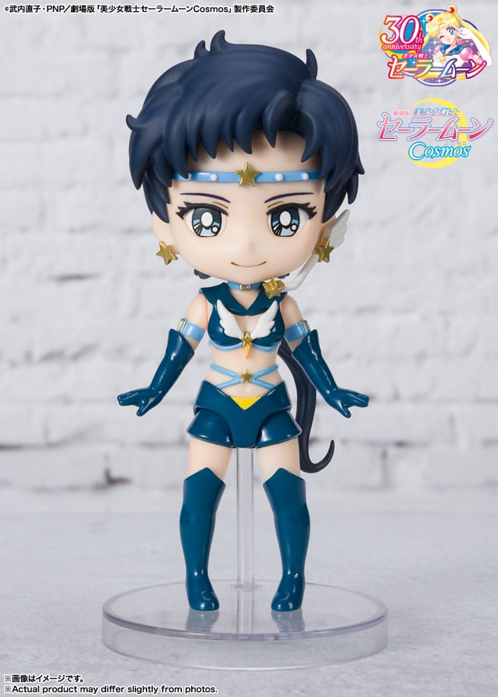 Sailor Moon Cosmos Figuarts Mini Sailor Star Fighter / Maker / Healer Cosmos Edition 9 cm