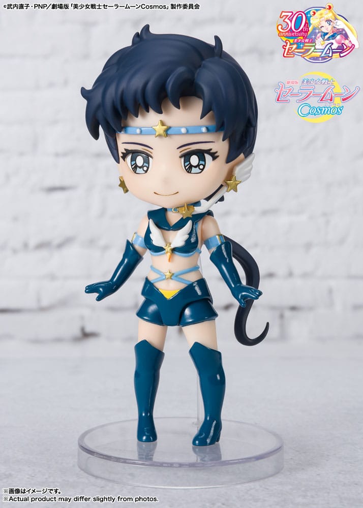 Sailor Moon Cosmos Figuarts Mini Sailor Star Fighter / Maker / Healer Cosmos Edition 9 cm