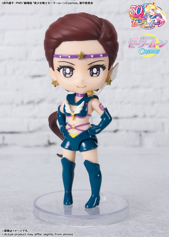 Sailor Moon Cosmos Figuarts Mini Sailor Star Fighter / Maker / Healer Cosmos Edition 9 cm