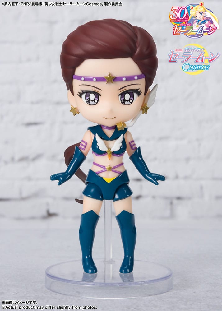 Sailor Moon Cosmos Figuarts Mini Sailor Star Fighter / Maker / Healer Cosmos Edition 9 cm