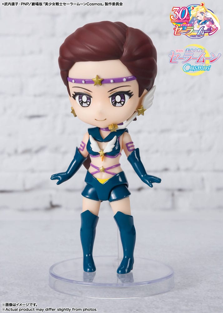 Sailor Moon Cosmos Figuarts Mini Sailor Star Fighter / Maker / Healer Cosmos Edition 9 cm