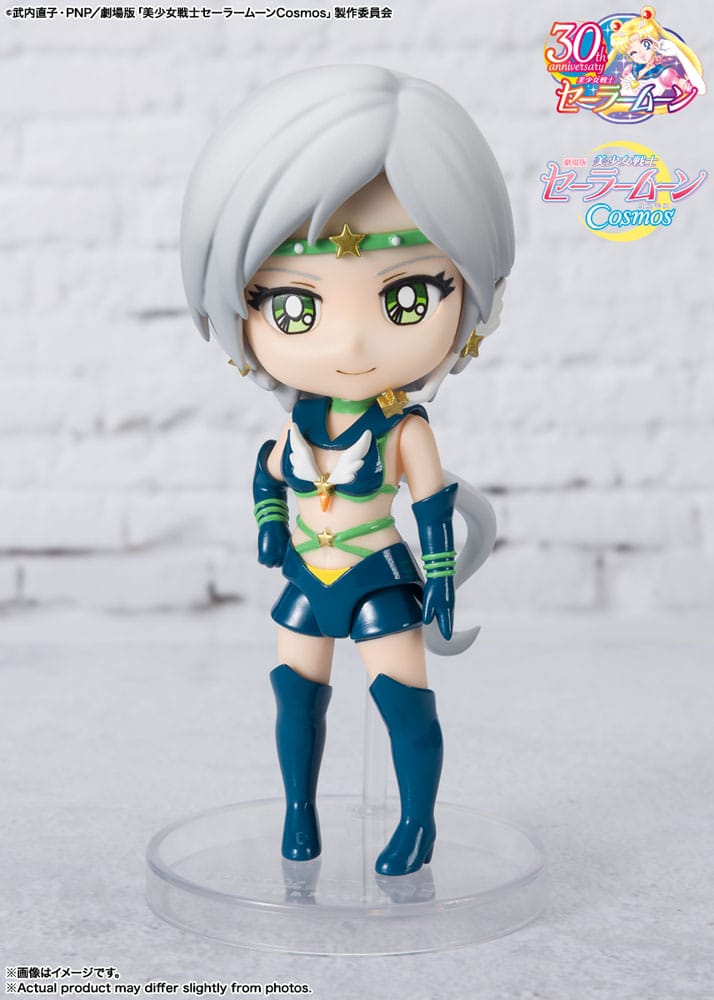 Sailor Moon Cosmos Figuarts Mini Sailor Star Fighter / Maker / Healer Cosmos Edition 9 cm