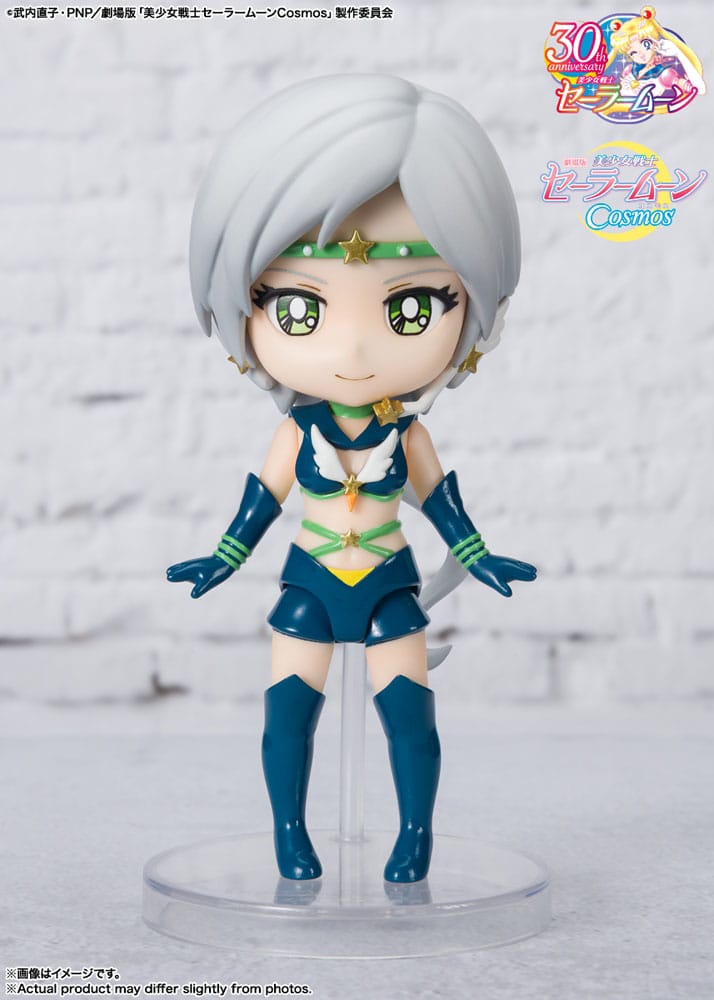 Sailor Moon Cosmos Figuarts Mini Sailor Star Fighter / Maker / Healer Cosmos Edition 9 cm