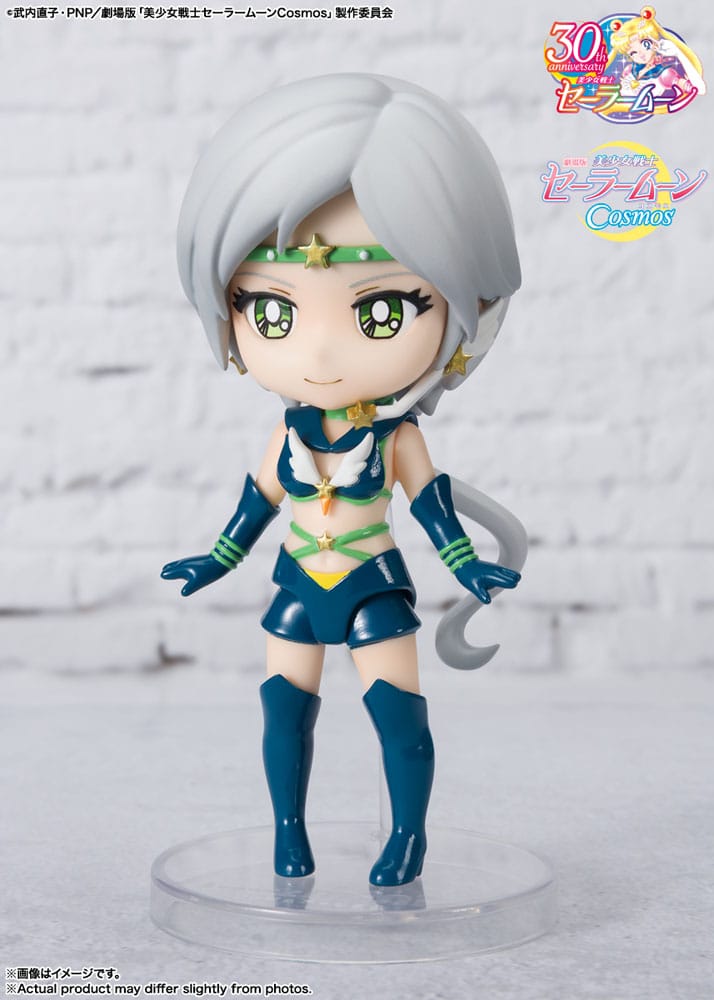 Sailor Moon Cosmos Figuarts Mini Sailor Star Fighter / Maker / Healer Cosmos Edition 9 cm