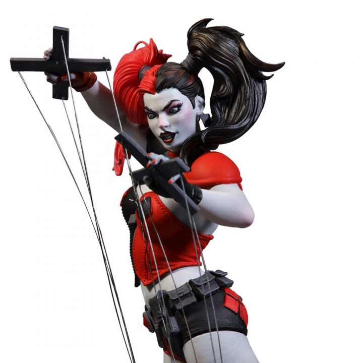 DC Comics Red,White & Black Statue 1/10 Harley Quinn by Emanuela Lupacchino 18 cm