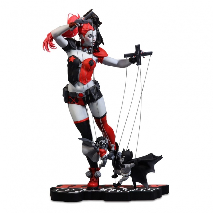 DC Comics Red,White & Black Statue 1/10 Harley Quinn by Emanuela Lupacchino 18 cm