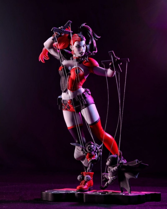 DC Comics Red,White & Black Statue 1/10 Harley Quinn by Emanuela Lupacchino 18 cm