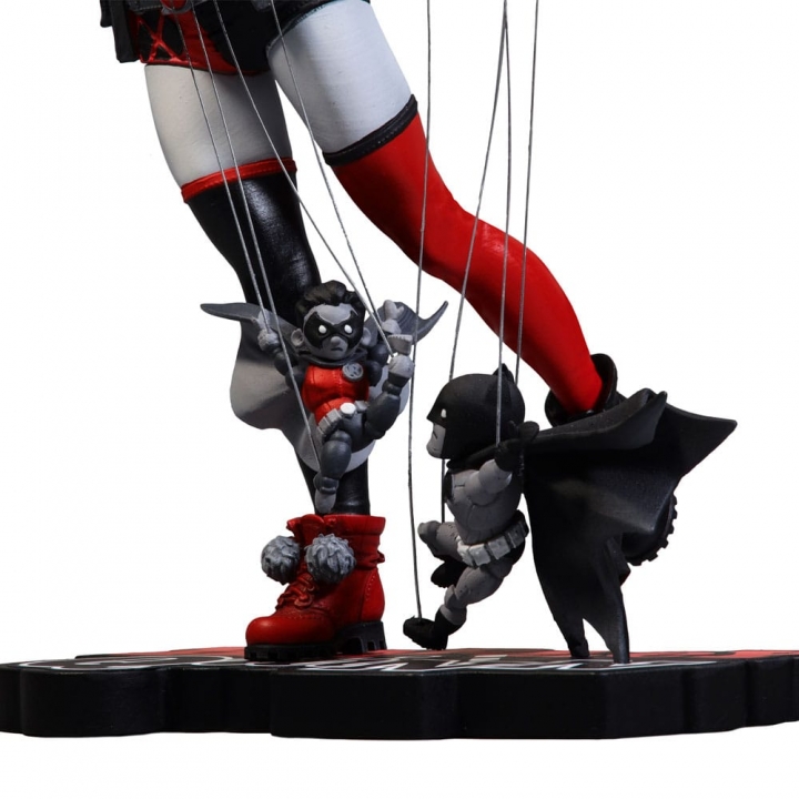 DC Comics Red,White & Black Statue 1/10 Harley Quinn by Emanuela Lupacchino 18 cm