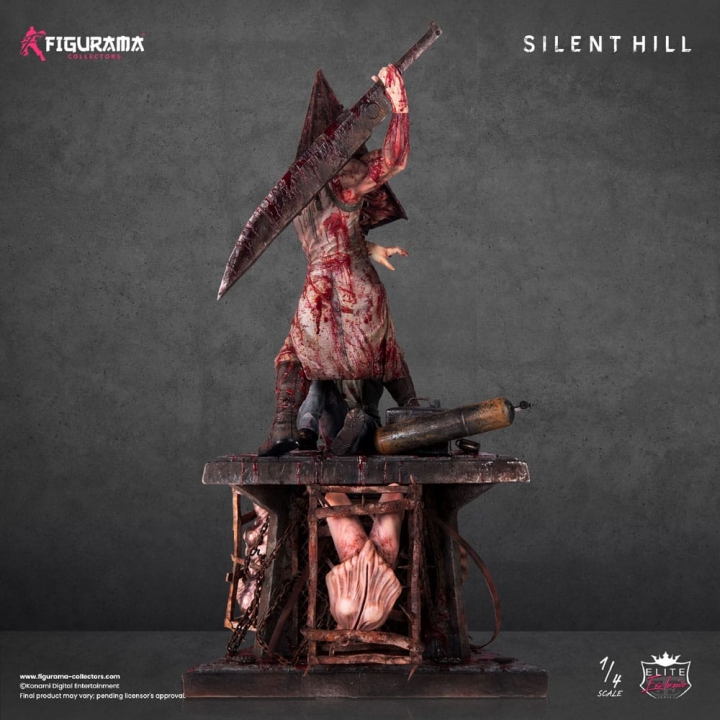 Silent Hill Elite Exclusive Statue 1/4 Red Pyramid Thing VS James Sunderland 88 cm