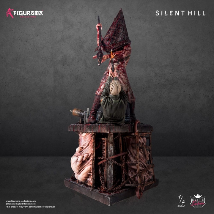 Silent Hill Elite Exclusive Statue 1/4 Red Pyramid Thing VS James Sunderland 88 cm