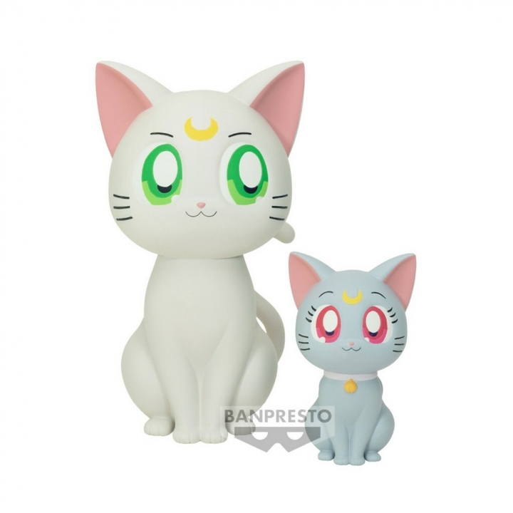 Pretty Guardian Sailor Moon: Cosmos The Movie - Sofvimates Luna / Artemis and Diana PVC Statue 15 cm