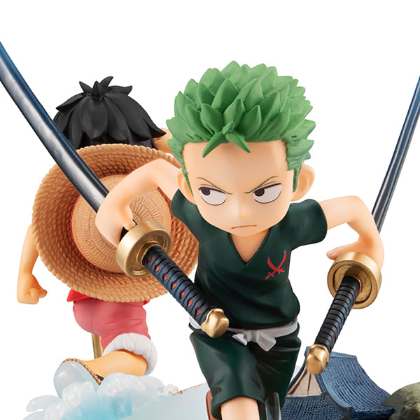 ONE PIECE GEM ZORO RUN RUN RUN STATUE 12 cm